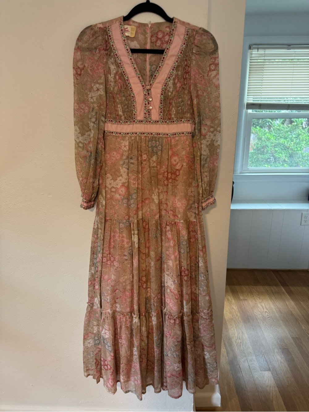 Gunne Sax Style Vintage Dress